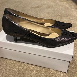 Calvin Klein metallic snake bronze shoe size 8.5 womens NIB